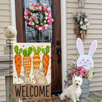 Garden Flag - Decorative Easter Bunny Polyester 12x18