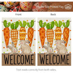 Garden Flag - Decorative Easter Bunny Polyester 12x18