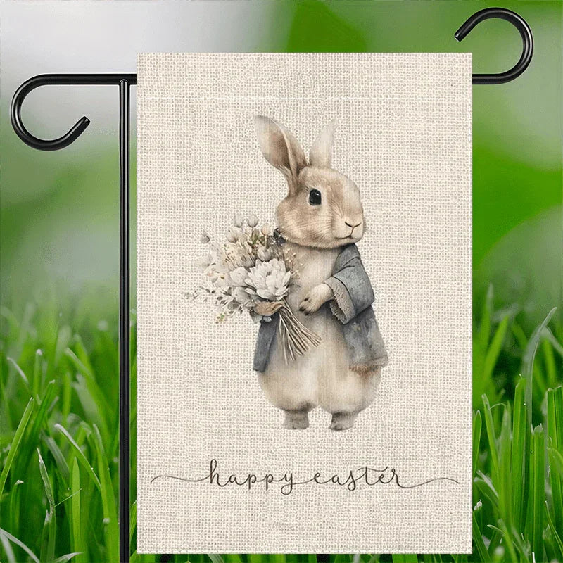 Garden Flag - Waterproof Burlap 12x18inch