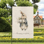 Garden Flag - Waterproof Burlap 12x18inch