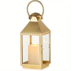 Garden Lantern - Metal Glass 22cm