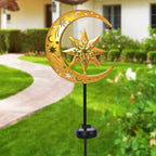 Garden Light - Solar Iron Statue