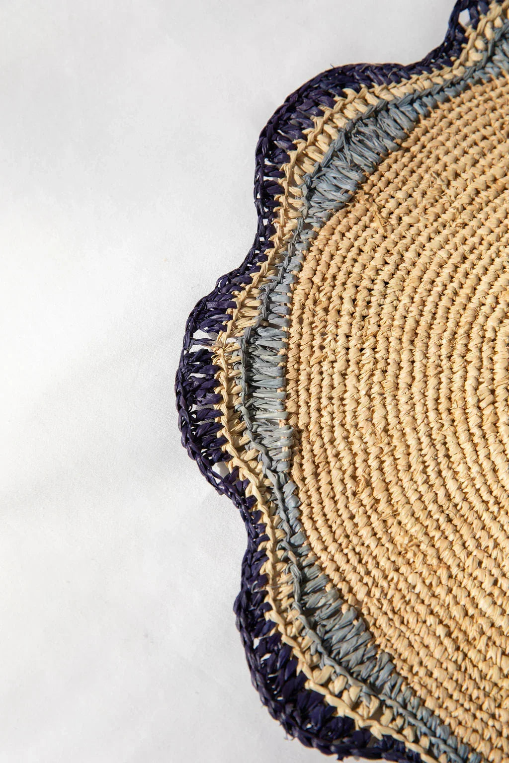 Garden Party Pinwheel Raffia Placemat, Set of 2, 4 and 6 Payton James