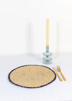 Garden Party Pinwheel Raffia Placemat, Set of 2, 4 and 6 Payton James