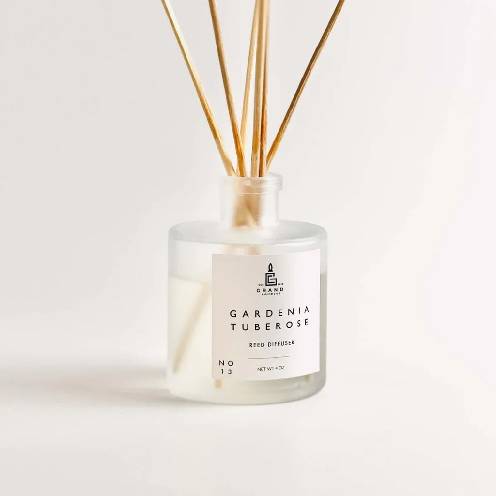 Gardenia Tuberose Reed Diffuser Grand Candles LLC