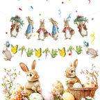 Garland - Decorative Colorful Bunny 6ft