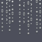 Garland - Glitter Gold Star Streamer