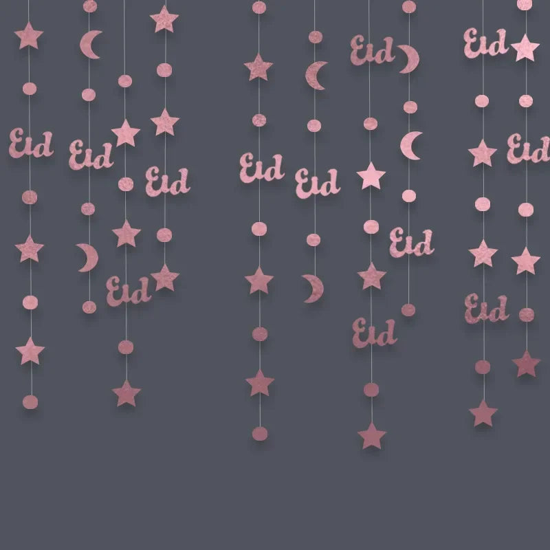 Garland - Glitter Gold Star Streamer