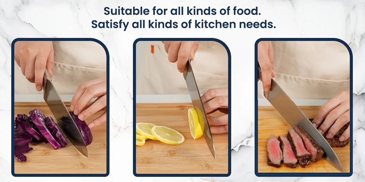 Large Cutting Board, Natural Bamboo, Kitchen Gadgets, Kitchen Items, Juice Groove, Invisible Handle, Knife Friendly, Multifunctional Cutting Board, A Great Holiday Gift For Family And Friends.Mother'S Day. Father'S Day.father House Of Avana