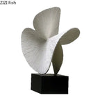 Geometric Art Sculpture - Gold Miniature Desktop Statue, lifestyle image - House Of Avana