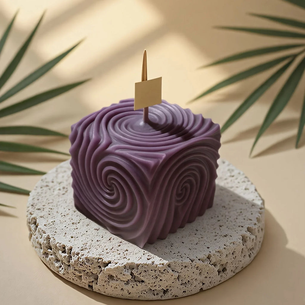 S Geometric Spiral Candle Molds - Diy Handmade Candles, Soap, Plaster Clay Supplies - Reusable and Easy... - House Of Avana