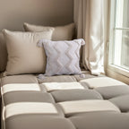 Geometric Cushion Cover With Tassels House Of Avana