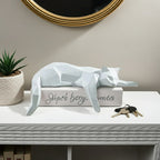 Geometric Lying Cat Figurine House Of Avana