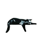 Geometric Lying Cat Figurine House Of Avana