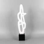 Geometric Sculpture - Black White Hollow Design, detail shot - House Of Avana