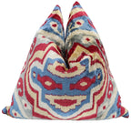 Canvello Geometric Multi Color Throw Pillows - 20x20, back view - House Of Avana