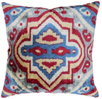 Canvello Geometric Multi Color Throw Pillows - 20x20, front view - House Of Avana
