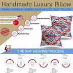 Canvello Geometric Multi Color Throw Pillows - 20x20, lifestyle image - House Of Avana