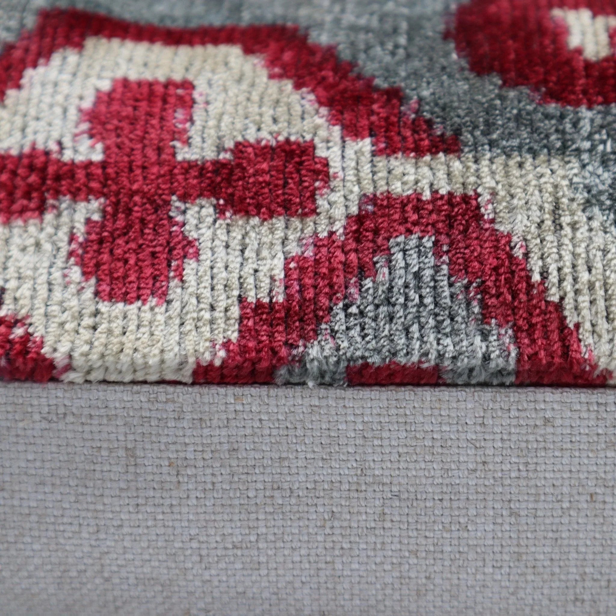 Canvello Geometric Multi Color Throw Pillows - 20x20, top view - House Of Avana