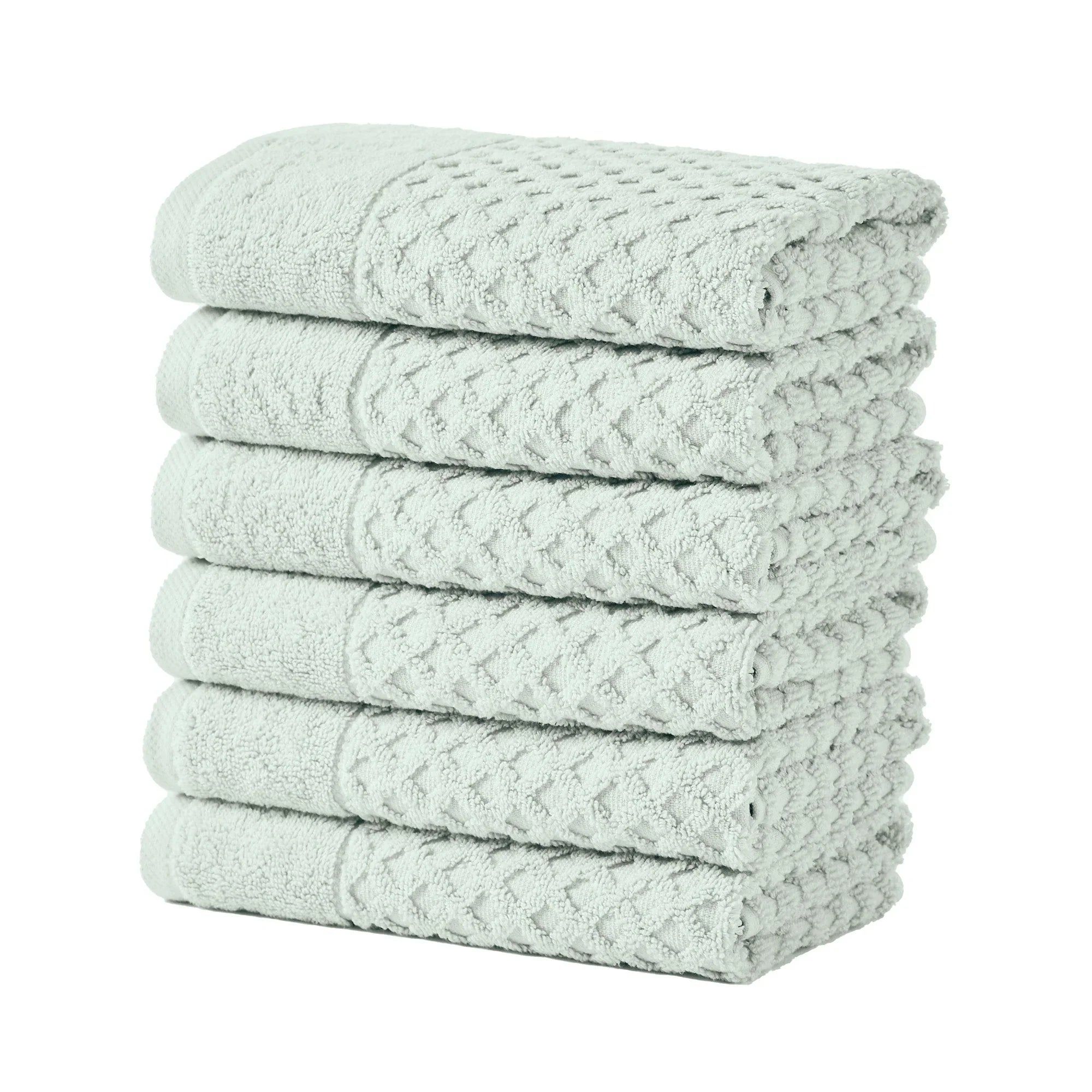 Cotton Diamond Waffle Weave Bath Towel Set - Grayson Collection Great Bay Home