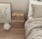 Gingham Bedding Set / Blue Ever Lasting