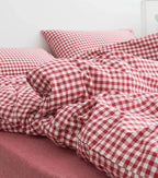 Gingham Bedding Set / Blue Ever Lasting