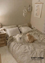 Gingham Bedding Set / Pink Ever Lasting