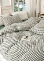 Gingham Bedding Set / Pink Ever Lasting