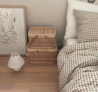 Gingham Bedding Set / Red