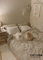 Gingham Bedding Set / Red