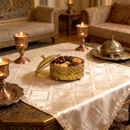 Glass Candy Jar - Golden Islamic Style