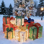 Christmas Glass String Lights Gift Box with Leds & Modes - House Of Avana