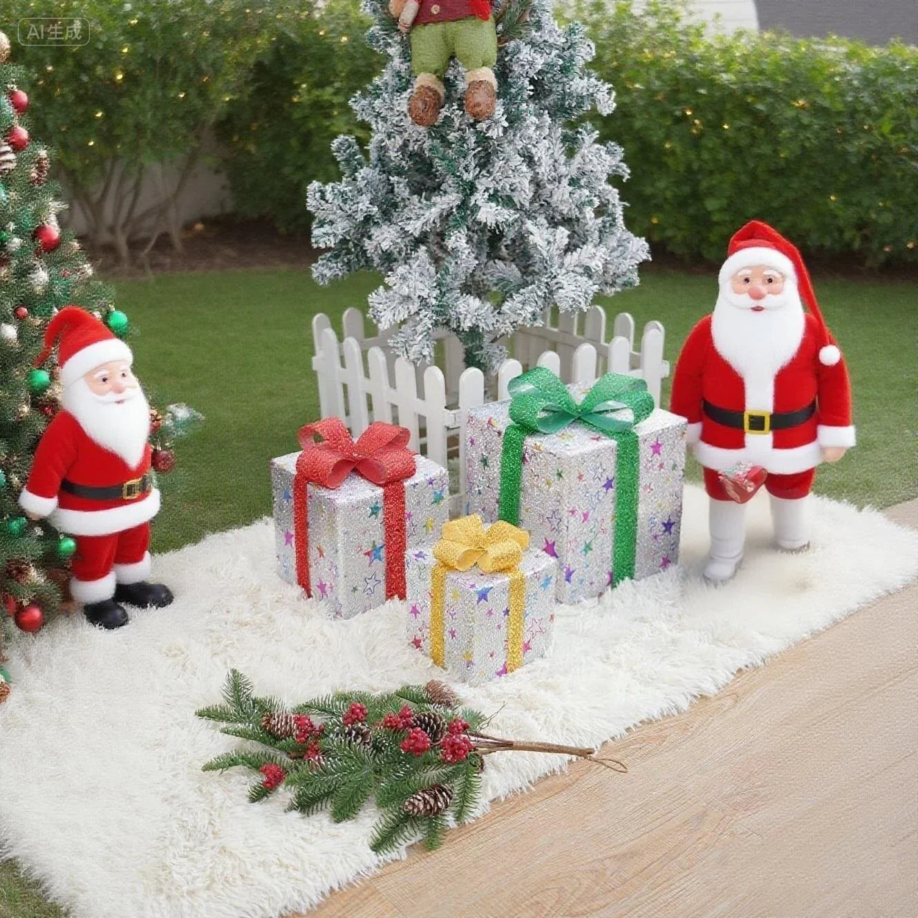 Christmas Glass String Lights Gift Box with Leds & Modes - House Of Avana