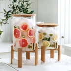 Glass Drink Dispenser with Stand - House Of Avana