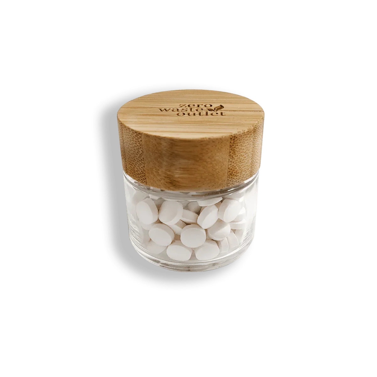 Glass Jar For Tooth Tablets - Empty Zero Waste Outlet