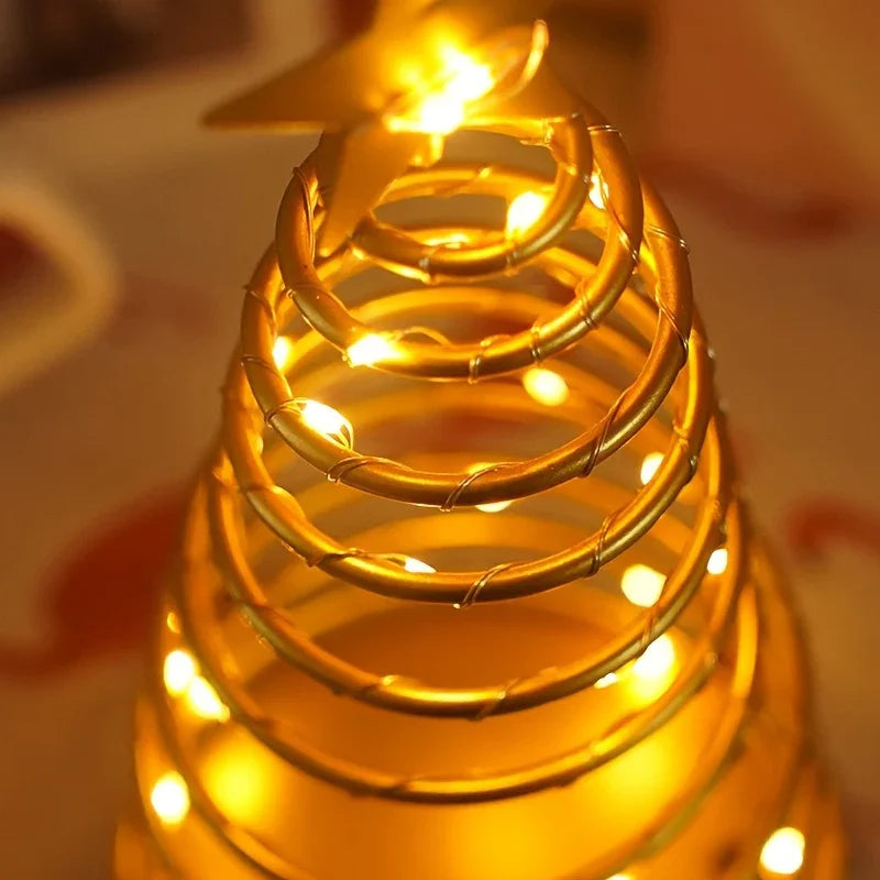 Glass Star Tree Topper with Warm White Twinkling Lights - House Of Avana