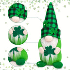 Gnome Decorations - Lucky Green Felt 2pcs