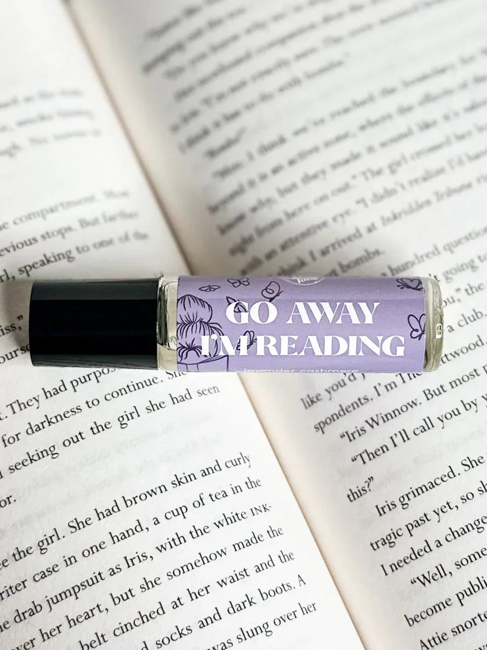 Go Away I'm Reading Perfume Oil In the Wick of Time