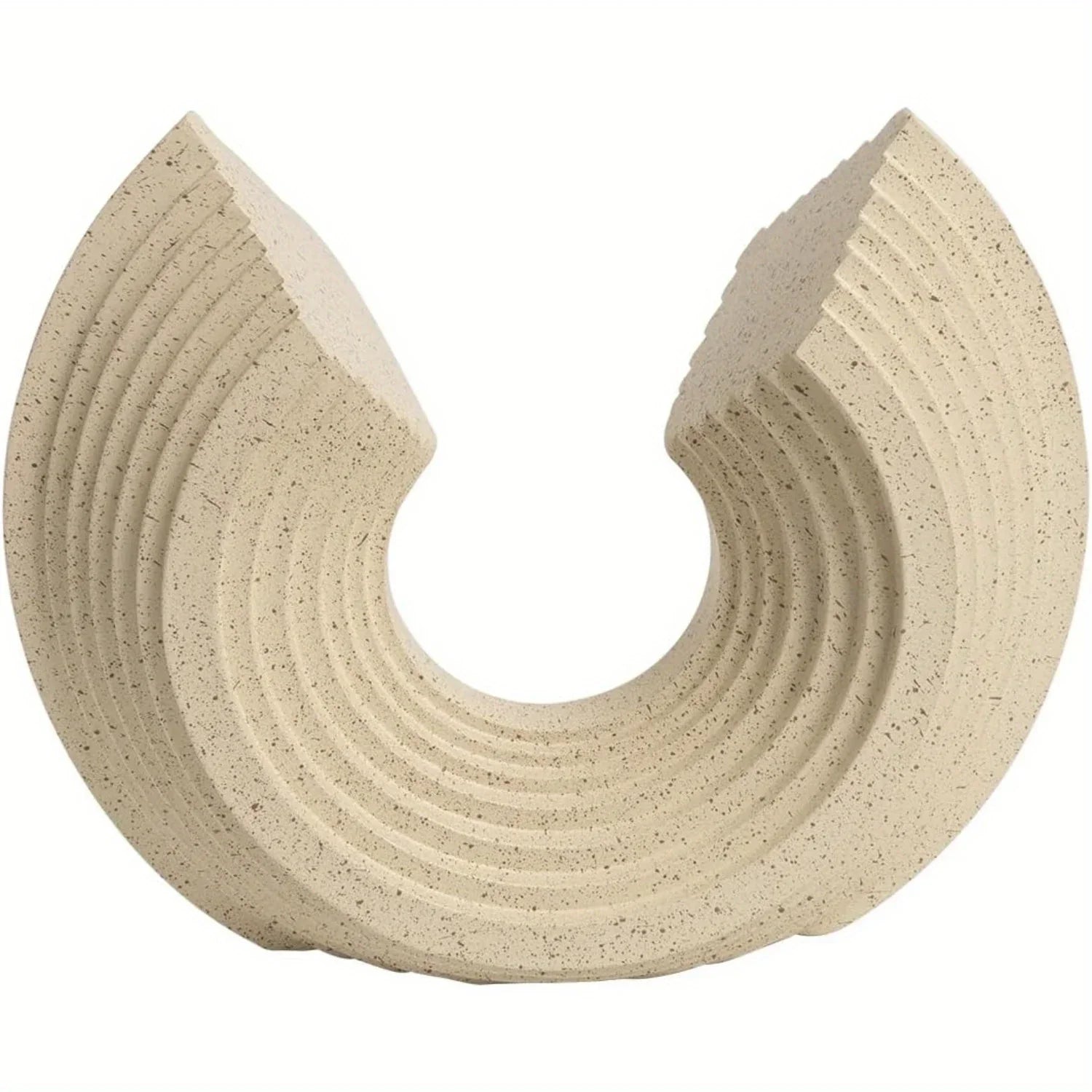 Bechive Wave Abstract Statues Shelf Decor, Resin Gold Modern Art Sculpture Decoration, Home Decor... - House Of Avana