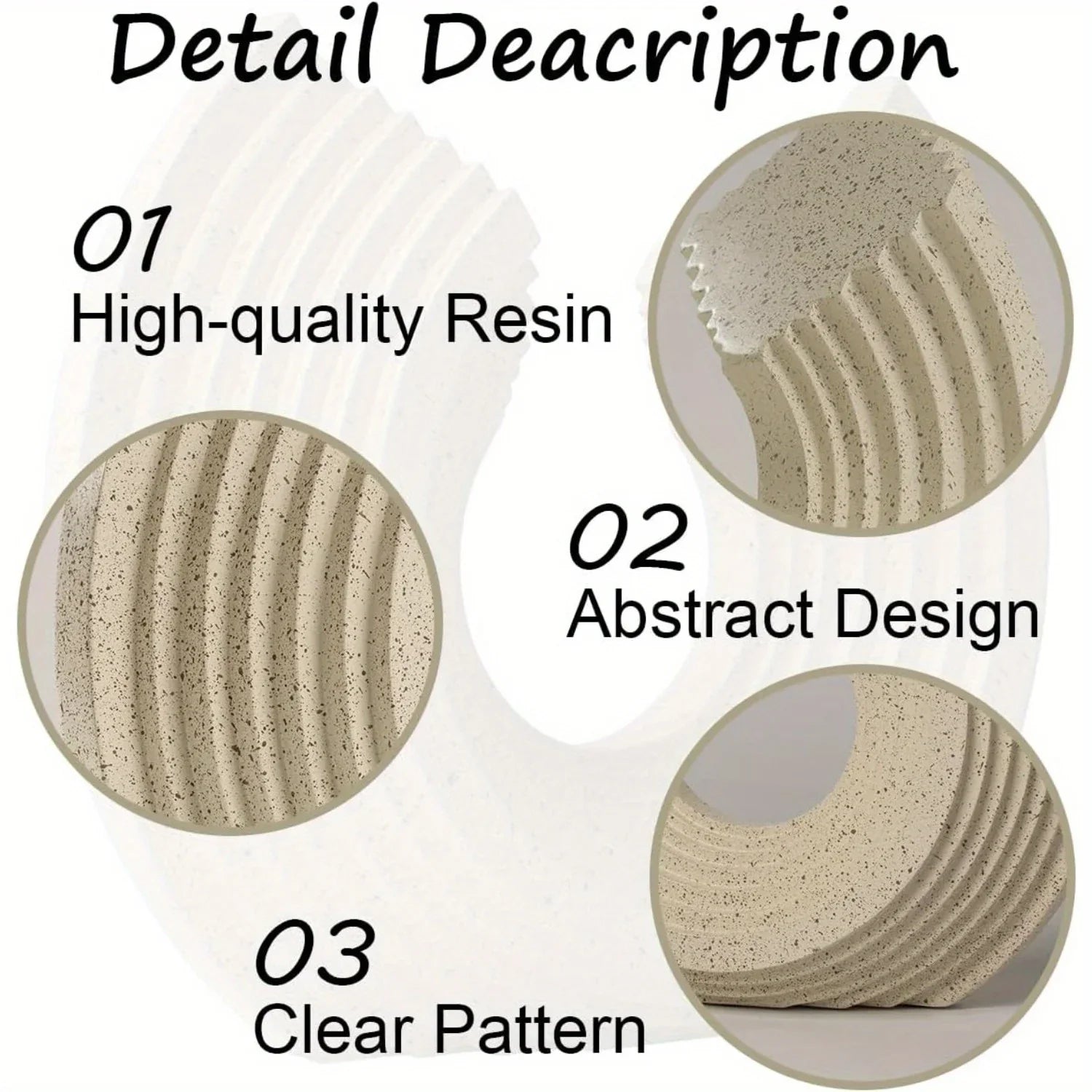 Bechive Wave Abstract Statues Shelf Decor, Resin Gold Modern Art Sculpture Decoration, Home Decor... - House Of Avana