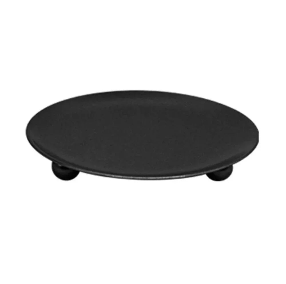 Gold and Black Metal Plated Candle Holder for Home Decor - House of Avana