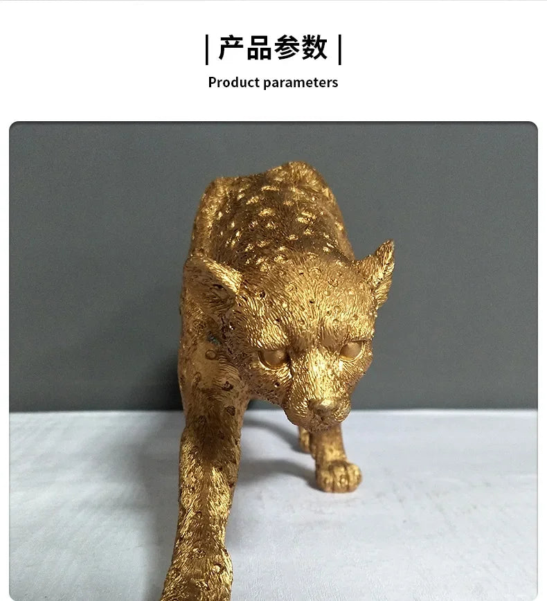 Leopard Decor - Cheetah Print Gold Accent, product packaging - House Of Avana