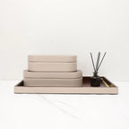 Retro Figure Ornament - Simple Metal Frame Gold, angled view - House Of Avana