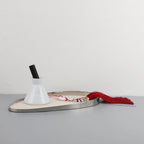 Retro Figure Ornament - Simple Metal Frame Gold, close-up view - House Of Avana