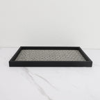 Retro Figure Ornament - Simple Metal Frame Gold, texture detail - House Of Avana