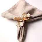 Gold Garden Napkin Ring - Set of 4 - House Of Avana
