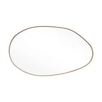 Gold Metal Framed Wall Mirror - House Of Avana