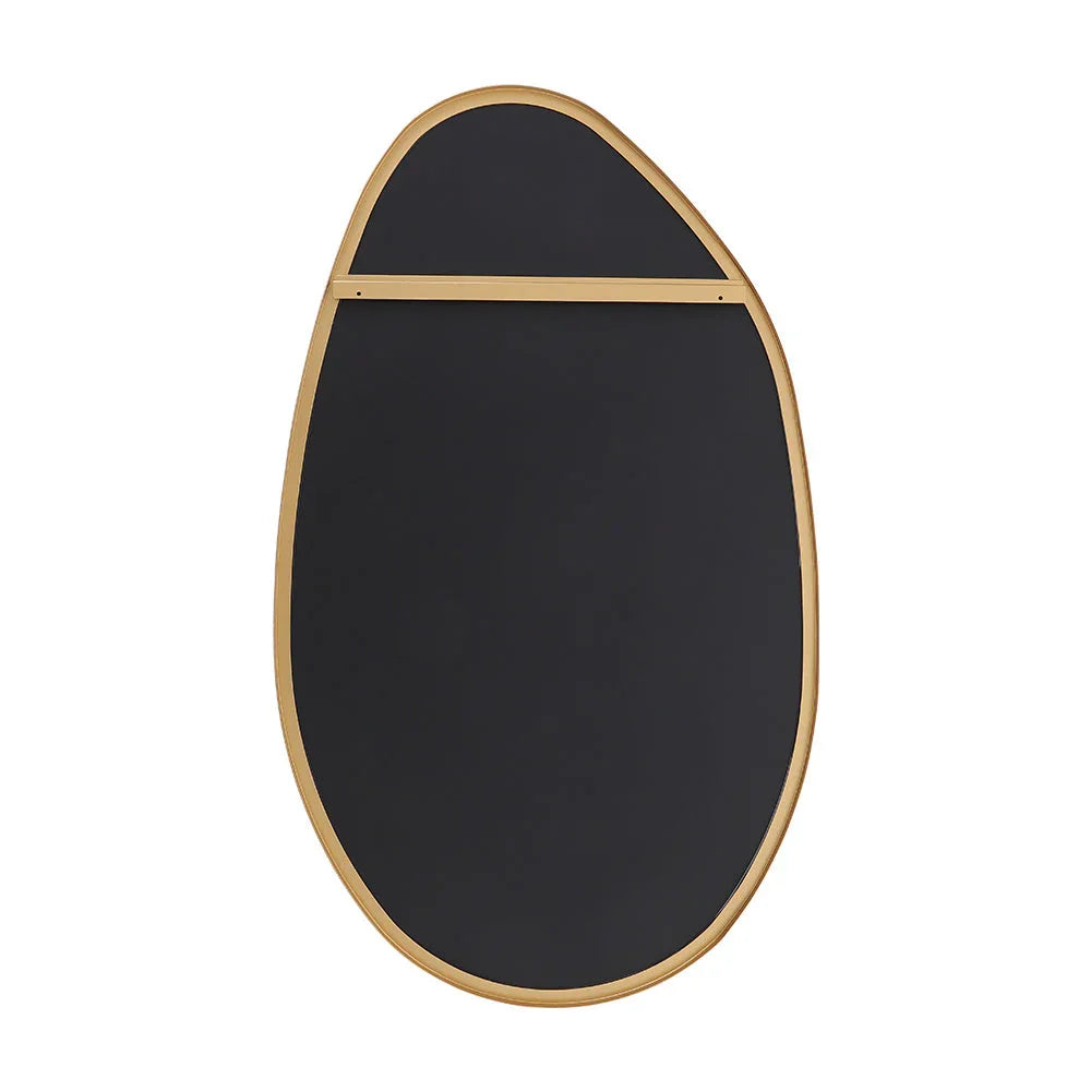 Gold Metal Framed Wall Mirror - House Of Avana