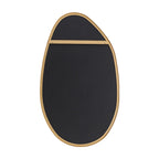 Gold Metal Framed Wall Mirror - House Of Avana