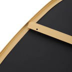 Gold Metal Framed Wall Mirror - House Of Avana